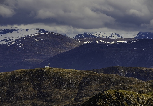 Vue depuis l'île de Runde