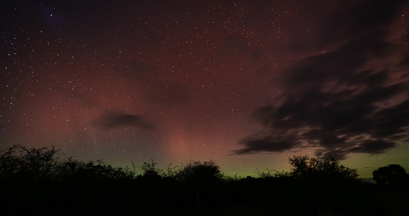 Aurores boréales dans la Brenne à Saint Michel En Brenne, Indre en France.
Aurora borealis in Brenne at Saint Michel En Brenne, Indre in France. _DSC3896-Avec accentuation-Bruit.jpeg